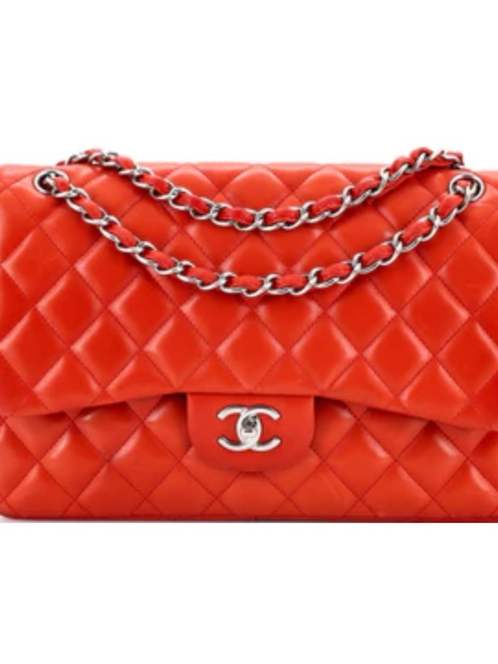 Chanel MATELASSE lambskin shoulder Bag ladybug, and strawberry charms.